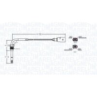 MAGNETI MARELLI 172000171010 Sensor, Abgastemperatur