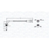 MAGNETI MARELLI 172000233010 Sensor, Abgastemperatur