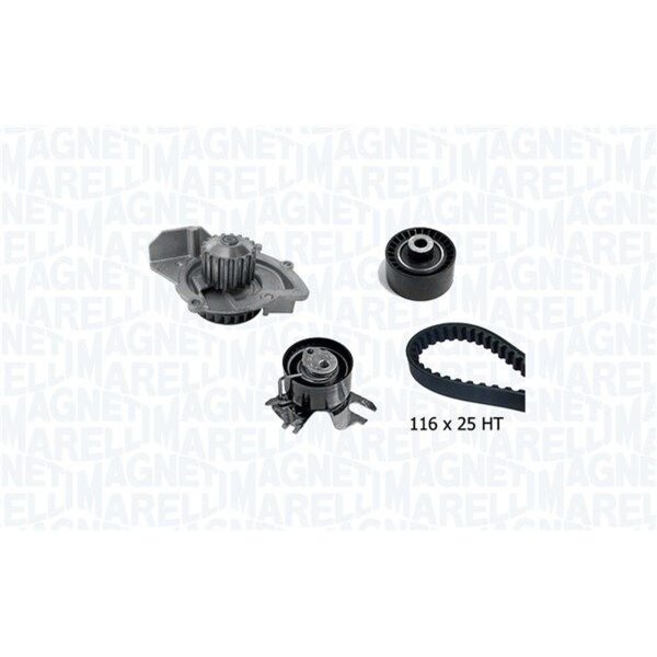 MAGNETI MARELLI 341406770001 Wasserpumpe + Zahnriemensatz