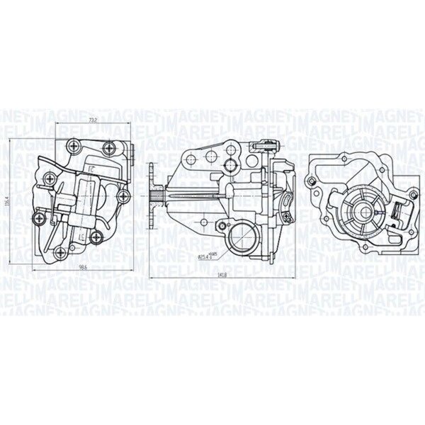 MAGNETI MARELLI 351516000066 Ölpumpe