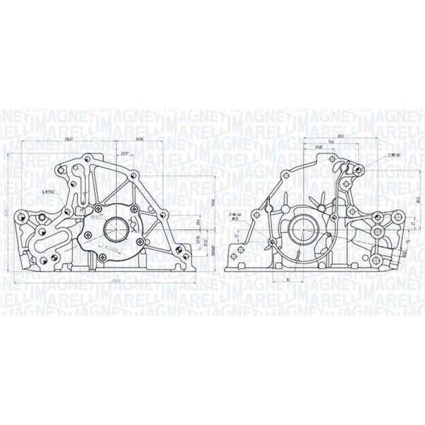 MAGNETI MARELLI 351516000079 Ölpumpe