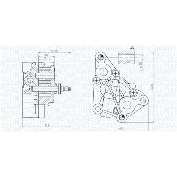 MAGNETI MARELLI 351516000112 Ölpumpe