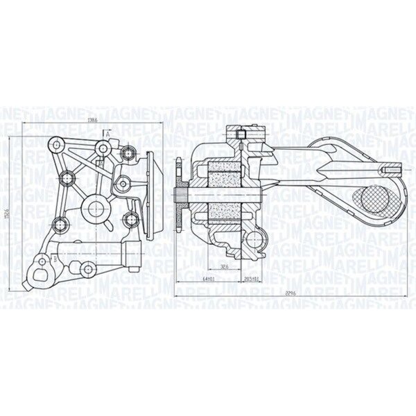MAGNETI MARELLI 351516000125 Ölpumpe