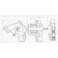 MAGNETI MARELLI 351516000138 Ölpumpe
