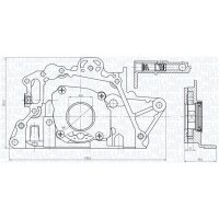 MAGNETI MARELLI 351516000150 Ölpumpe