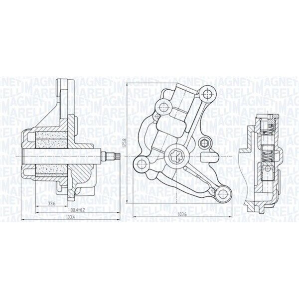MAGNETI MARELLI 351516000154 Ölpumpe