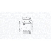 MAGNETI MARELLI 350213214500 Kühler, Motorkühlung