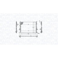 MAGNETI MARELLI 350213215700 Kühler, Motorkühlung