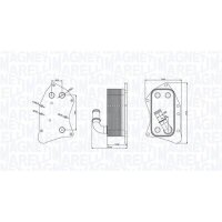 MAGNETI MARELLI 350300002300 Ölkühler,...