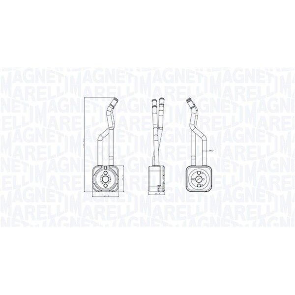 MAGNETI MARELLI 350300003800 Ölkühler, Motoröl