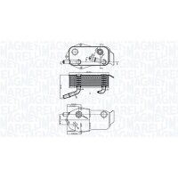 MAGNETI MARELLI 350300004800 Ölkühler,...