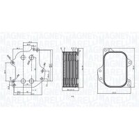 MAGNETI MARELLI 350300005700 Ölkühler,...