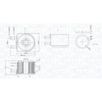 MAGNETI MARELLI 350300005800 Ölkühler,...