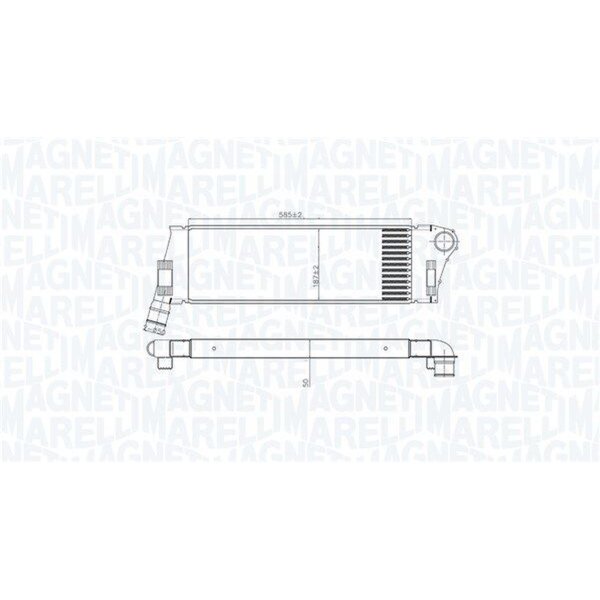 MAGNETI MARELLI 351319206240 Ladeluftkühler