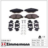 ZIMMERMANN 23598.180.1 Bremsbelagsatz, Scheibenbremse