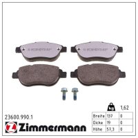 ZIMMERMANN 23600.990.1 Bremsbelagsatz, Scheibenbremse