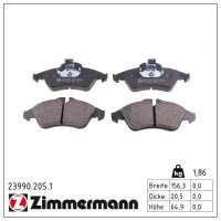 ZIMMERMANN 23990.205.1 Bremsbelagsatz, Scheibenbremse