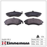 ZIMMERMANN 24031.175.1 Bremsbelagsatz, Scheibenbremse