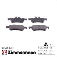 ZIMMERMANN 24574.150.1 Bremsbelagsatz, Scheibenbremse