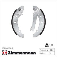 ZIMMERMANN 10990.100.2 Bremsbackensatz