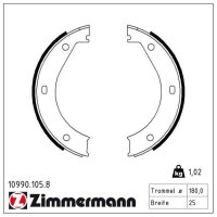 ZIMMERMANN 10990.105.8 Bremsbackensatz, Feststellbremse