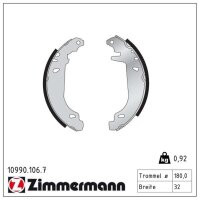 ZIMMERMANN 10990.106.7 Bremsbackensatz