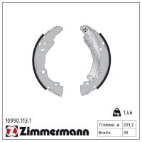 ZIMMERMANN 10990.113.1 Bremsbackensatz