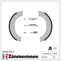 ZIMMERMANN 10990.128.7 Bremsbackensatz, Feststellbremse
