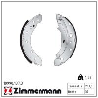 ZIMMERMANN 10990.137.3 Bremsbackensatz, Feststellbremse
