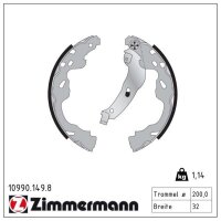 ZIMMERMANN 10990.149.8 Bremsbackensatz