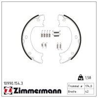 ZIMMERMANN 10990.154.3 Bremsbackensatz, Feststellbremse