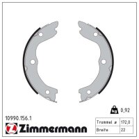ZIMMERMANN 10990.156.1 Bremsbackensatz, Feststellbremse