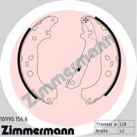 ZIMMERMANN 10990.156.6 Bremsbackensatz