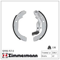 ZIMMERMANN 10990.157.0 Bremsbackensatz