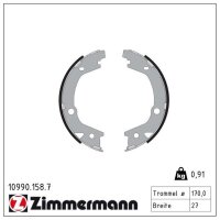 ZIMMERMANN 10990.158.7 Bremsbackensatz, Feststellbremse