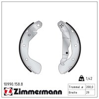 ZIMMERMANN 10990.158.8 Bremsbackensatz