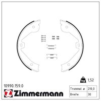 ZIMMERMANN 10990.159.0 Bremsbackensatz, Feststellbremse