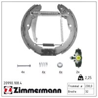 ZIMMERMANN 20990.108.4 Bremsbackensatz