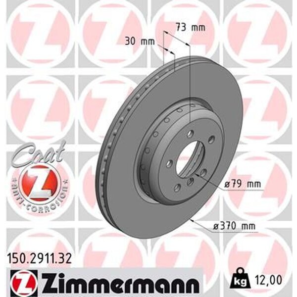 ZIMMERMANN 150.2911.32 Bremsscheibe