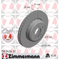 ZIMMERMANN 150.3434.32 Bremsscheibe