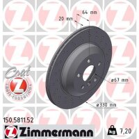 ZIMMERMANN 150.5811.52 Bremsscheibe