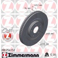 ZIMMERMANN 200.2541.52 Bremsscheibe