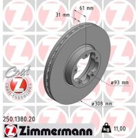 ZIMMERMANN 250.1380.20 Bremsscheibe