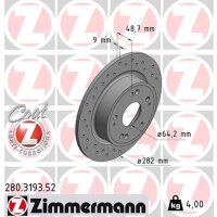 ZIMMERMANN 280.3193.52 Bremsscheibe