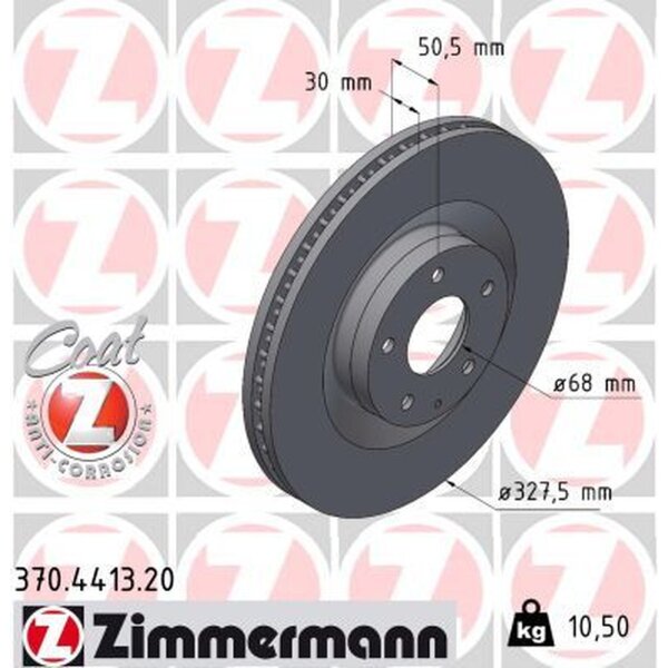 ZIMMERMANN 370.4413.20 Bremsscheibe
