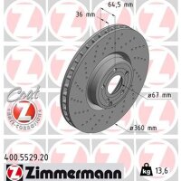 ZIMMERMANN 400.5529.20 Bremsscheibe