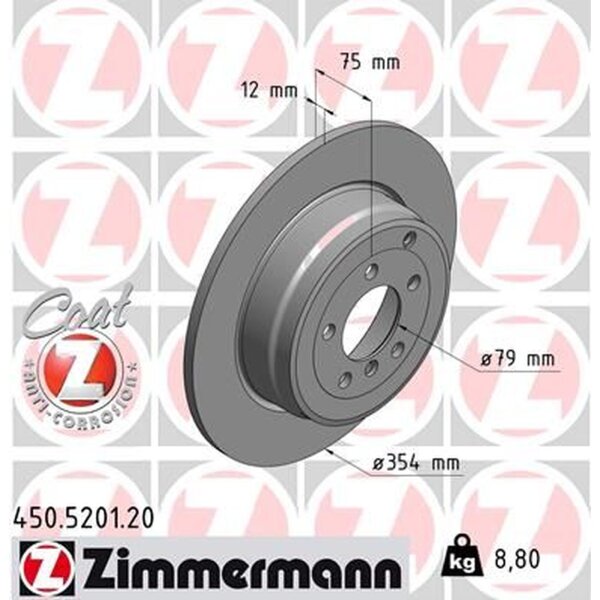 ZIMMERMANN 450.5201.20 Bremsscheibe