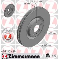ZIMMERMANN 460.1554.20 Bremsscheibe