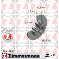 ZIMMERMANN 470.2428.20 Bremsscheibe