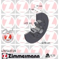 ZIMMERMANN 470.5407.20 Bremsscheibe